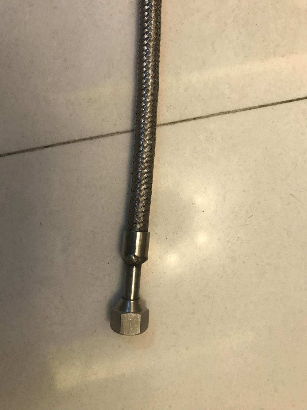 Gas tube 304 accordion pipe bellows separator three way cock tube tap