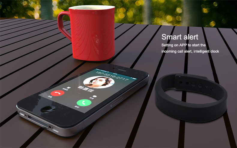 China Market of Electronic Smart Bluetooth Wristband Pedometer