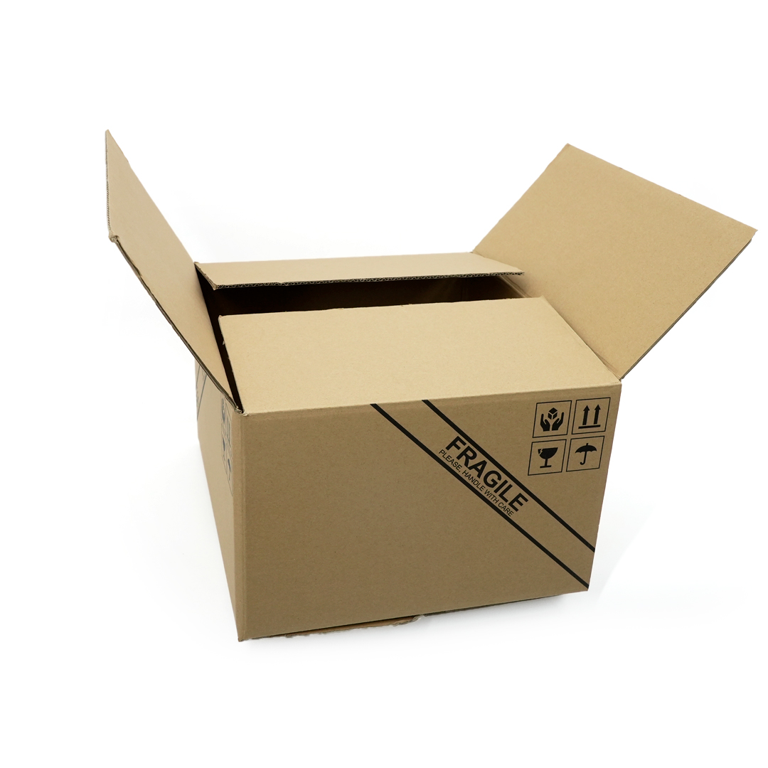 Custom Logo Regular Slotted Carton Paper Shipper Corrugated Boxes For Business Shopping