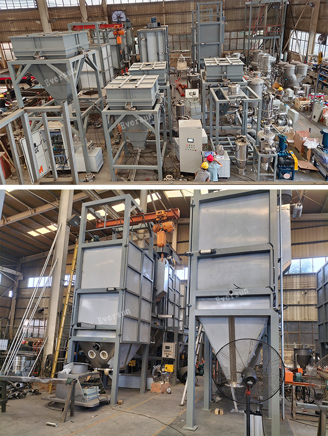 Tonnage Bag Feeding Station TCD1000 Type Big Bag Loading Station For Particle Powder