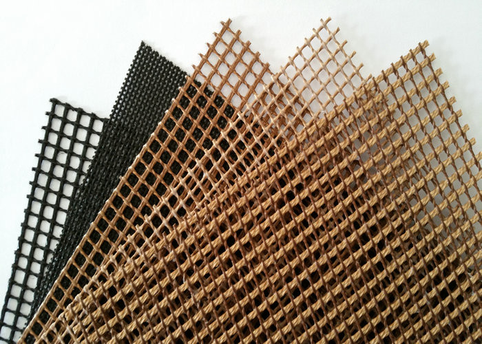 Weather Resistant PTFE Fabric , 0.5×1mm PTFE Mesh Belt Premium Grade