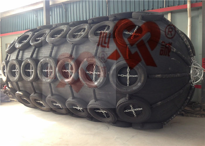 SGS Rubber Pneumatic Marine Fenders Tyres Type Completely Airtight