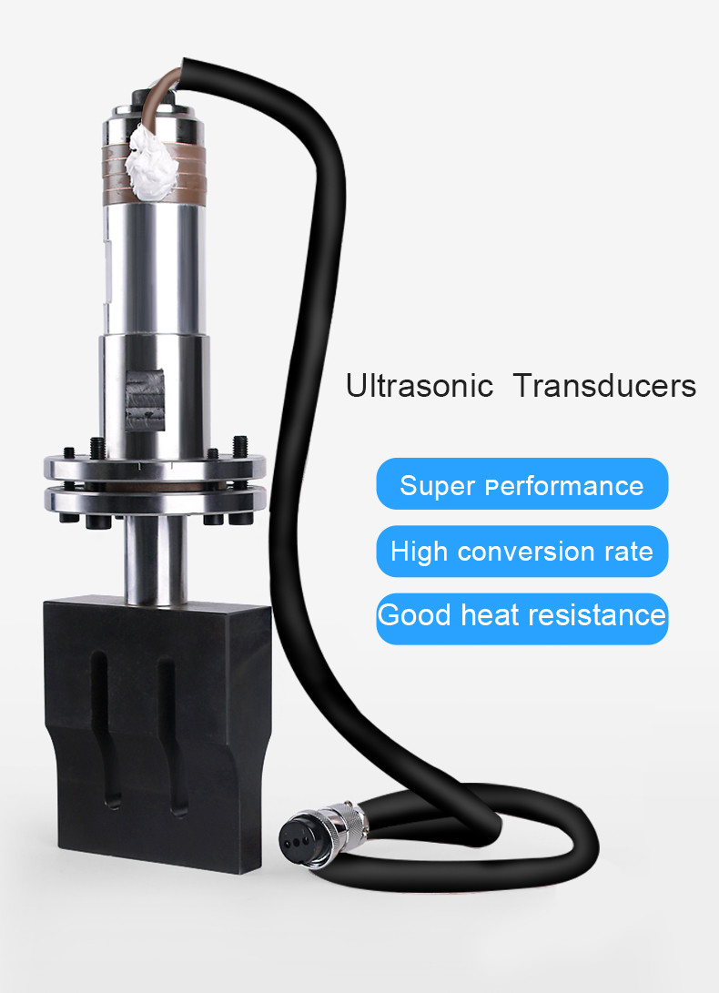 20KHz 15KHz Ultrasonic Transducer Generator , Mold Plastic Sheet Welding Machine 2000W