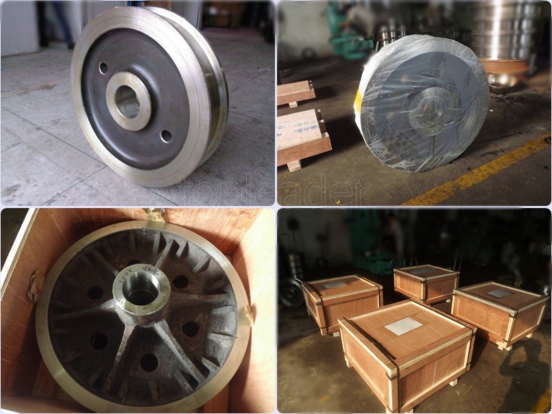 10t 600mm gauge tramcar stainless hardness steel cast steel wheel