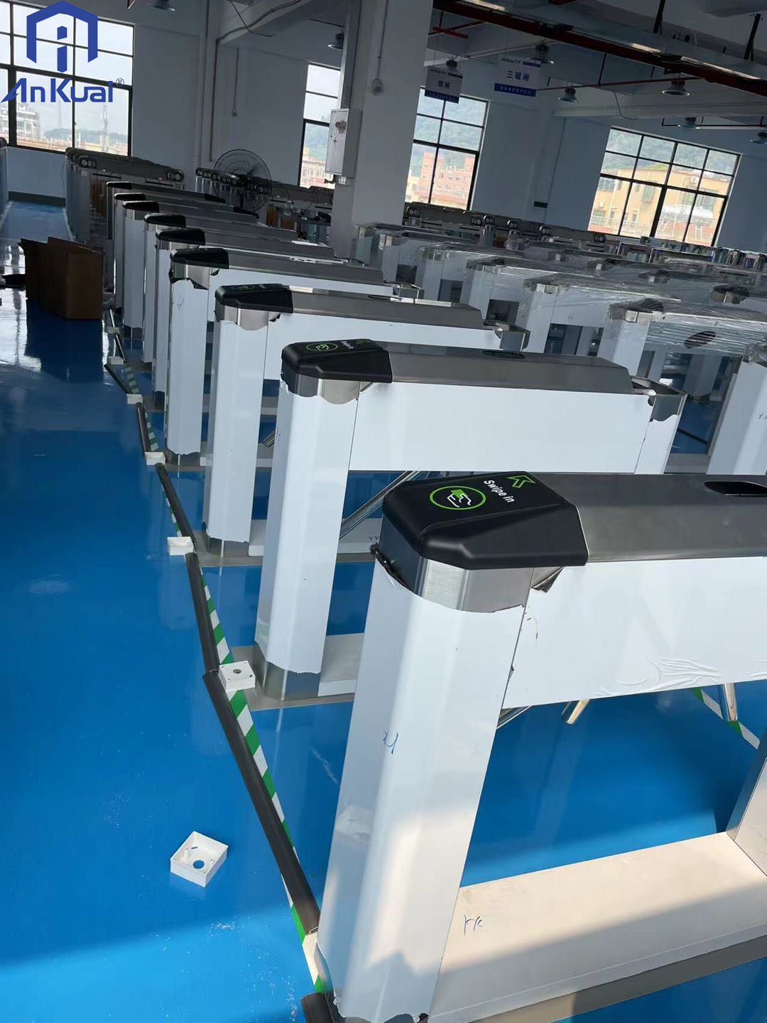 304 Stainless Steel Tripod Turnstiles Gate Access Control Turnstile Gate