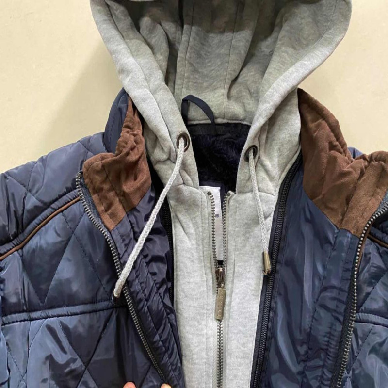 Men'S Knit Hoody Coats One Color As Picture Keep Warm Good Quality