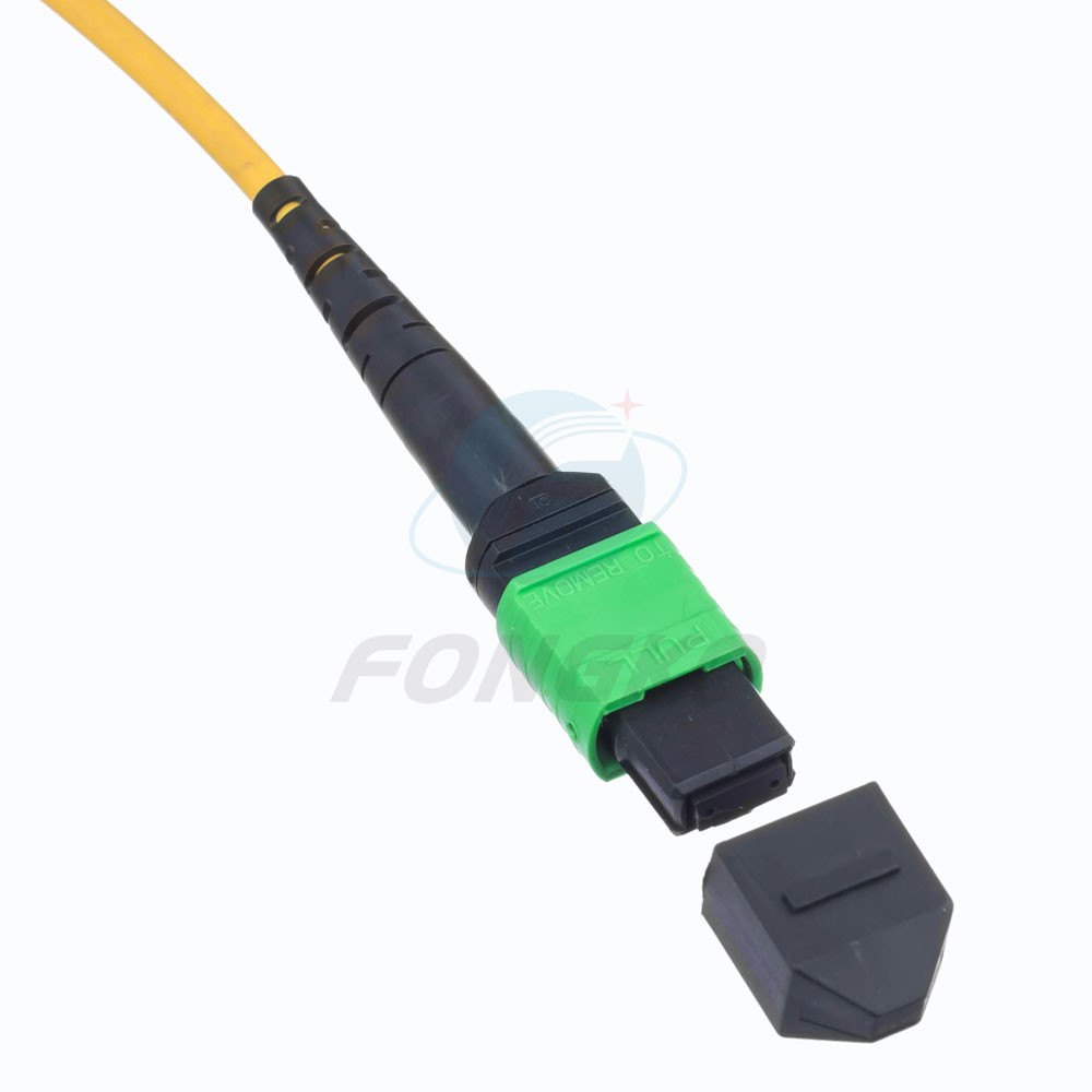 Singlemode 8 Core MPO APC (Female) to LC UPC Duplex Harness Fiber Optic Patch Cord