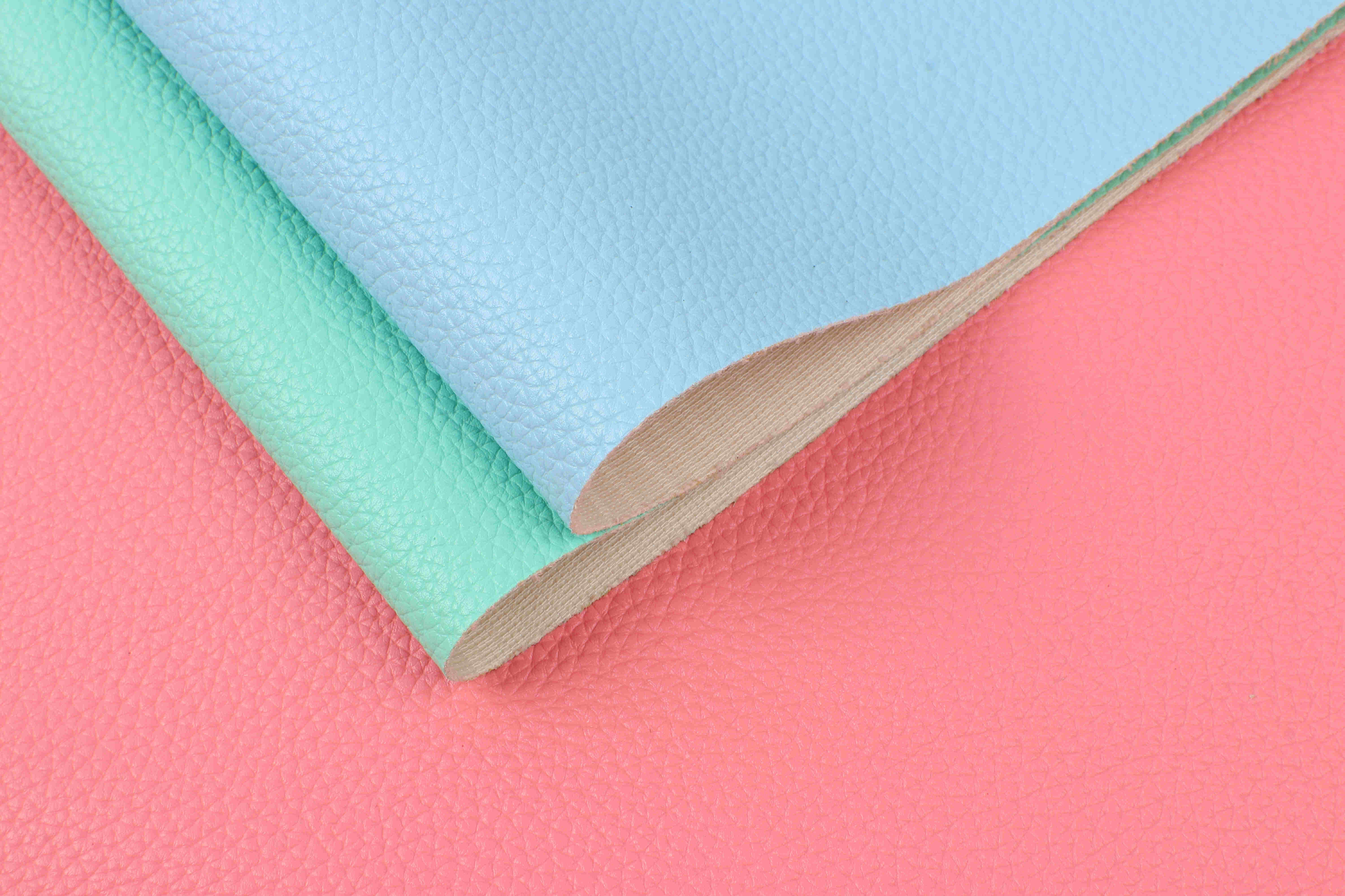 0.7mm Faux PVC Leather For Car Seat Cover Oriental Lychee Type