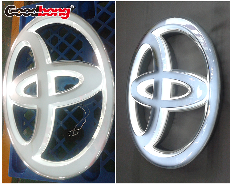 Outdoor 3D LED lighting car dealer signs for car company