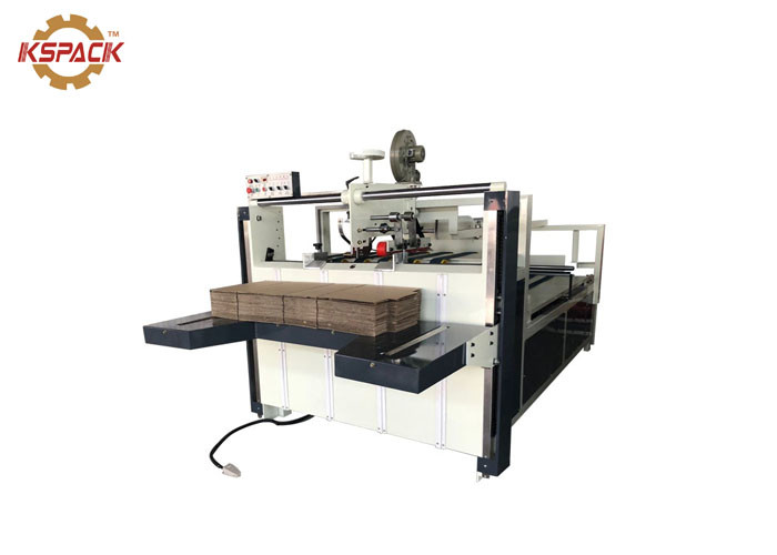 Semi Automatic Carton Box 60pcs/Min Folding And Gluing Machine