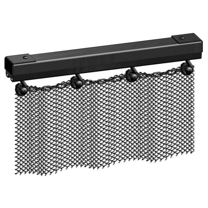 Aluminum Coiled Wire Fabric For Exterior Patio Divider With Custom Configurator Service