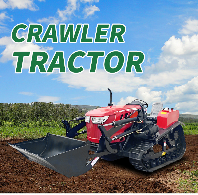 Agriculture Small Four Wheel Drive Tractors 120Hp With Excavator