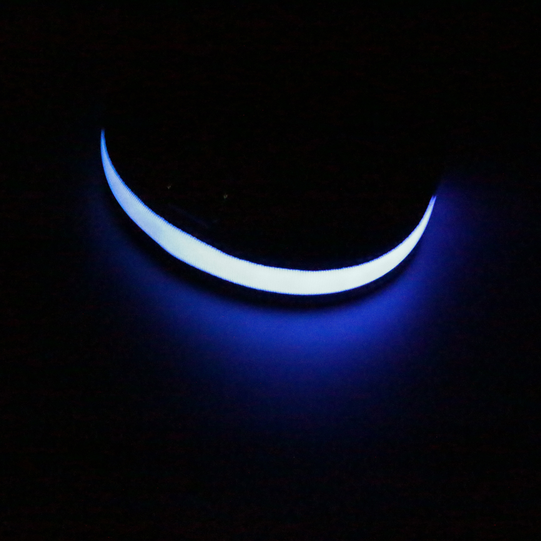 Inflatable Smart LED Dog Collar / Custom Nylon Flashing Dog Leashes
