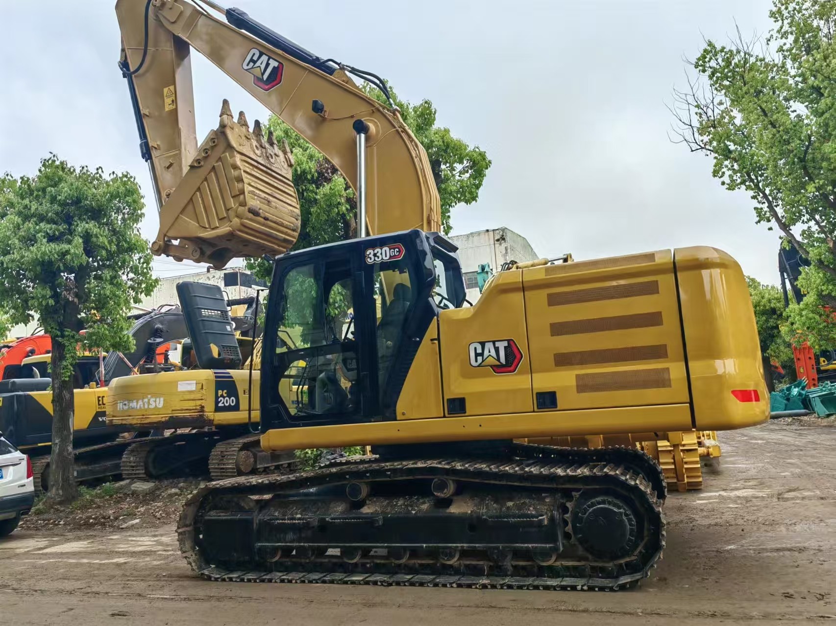 Used Caterpillar 330GC 35 Ton Excavator Crawler Type Good Condition