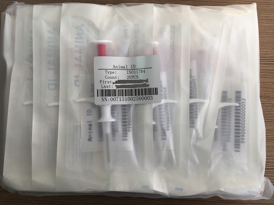 Hitag - S256 EM4305 Smaller Animal Microchip ISO Compliant Transponder Unique ICAR NO