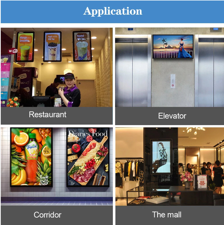 18.5" 21.5" Indoor Digital Signage , Indoor Digital Advertising Display
