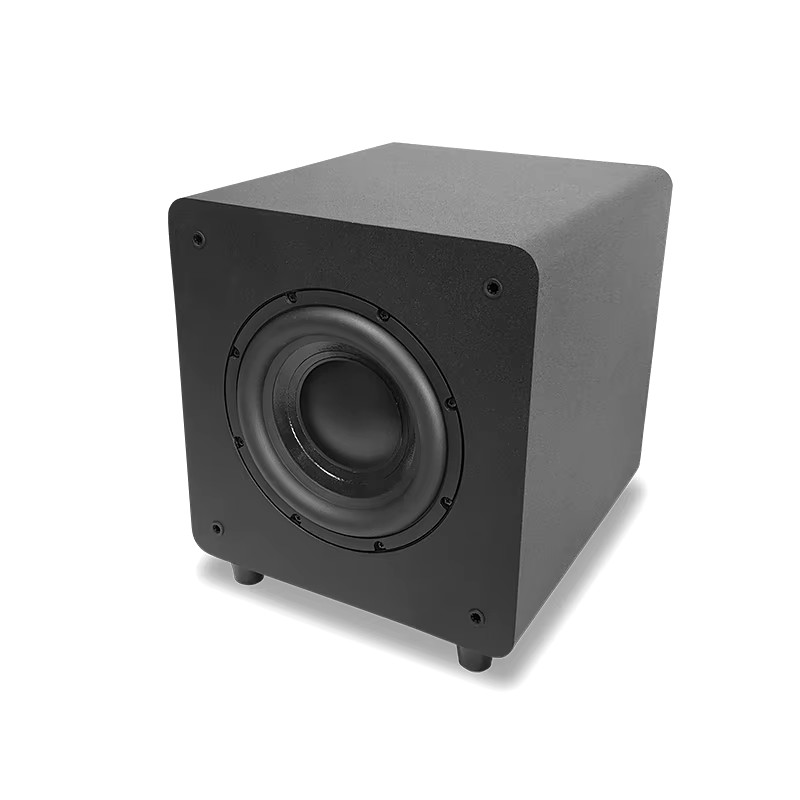 MDF Wooden Home Active Subwoofer With 10 Inch Woofer Driver Low Pass Filter 100 Watts