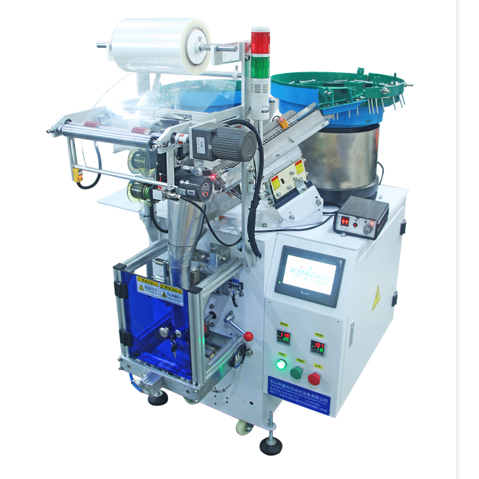 Automatic Filling Toys Counting Plastic Bag Heat Sealer Screw Packaging Machine With Check Weighting