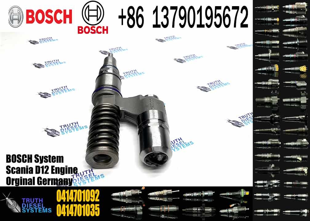 Original Diesel Engine Fuel Injector 0414701092 Fuel Injector Assembly 1734493 For SCANIA DC13076A