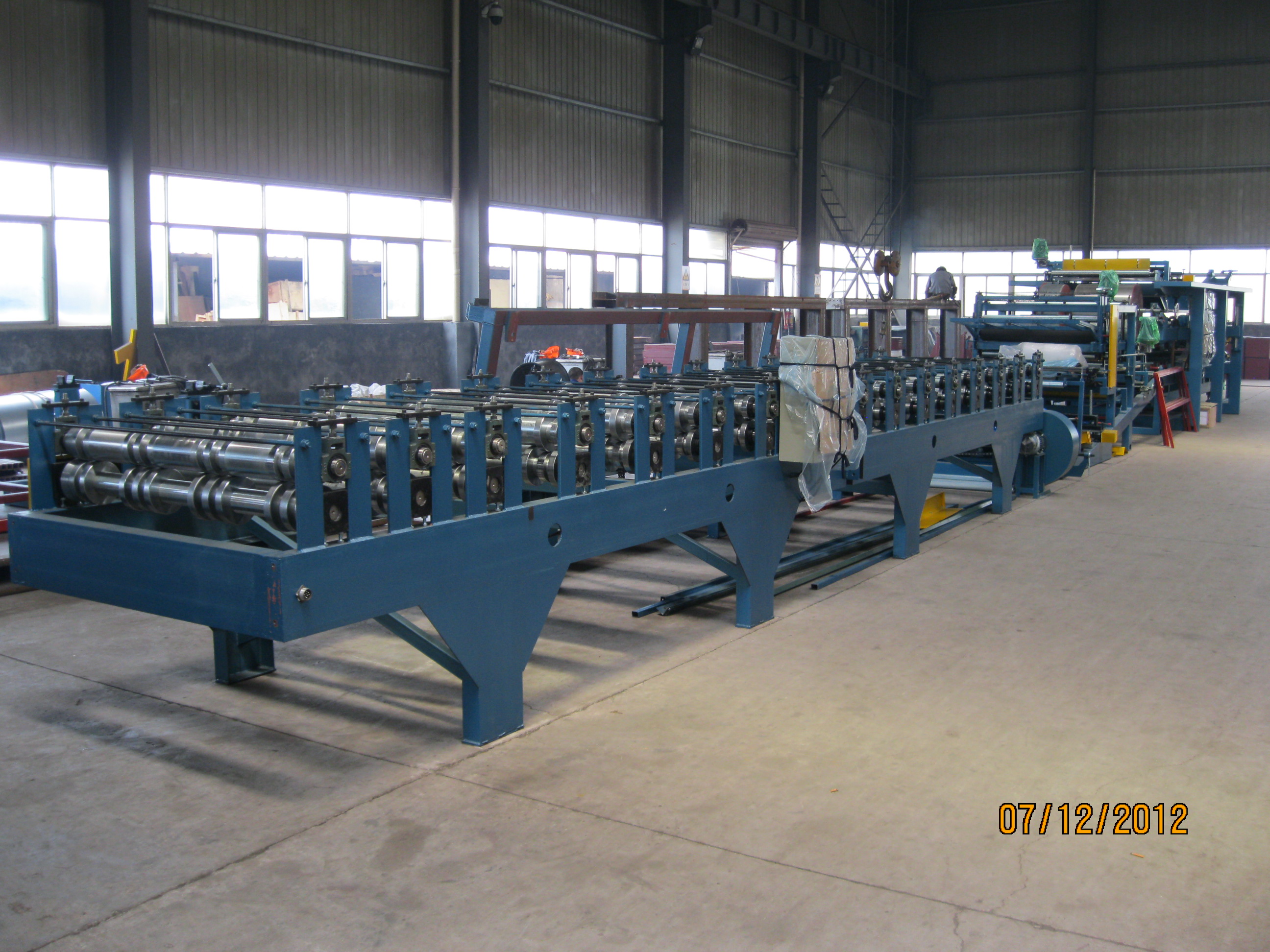 EPS Sandwich Panel Production Line 28KW For Insulation Panel
