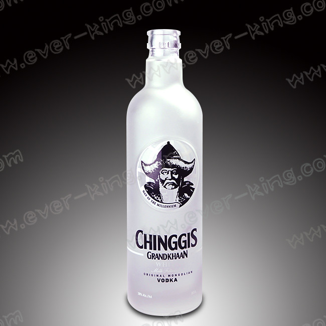 750 ml White Flint Nordic Style Vodka Glass Bottle