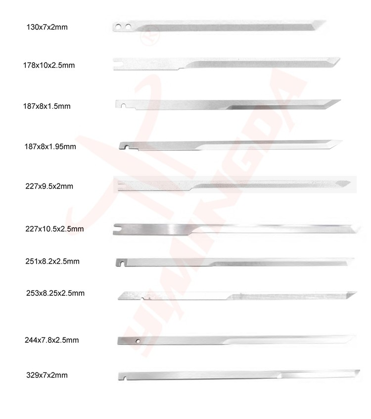 Cutter Knife Blade For Auto Cutter Machine Size130 x 7 x 2mm