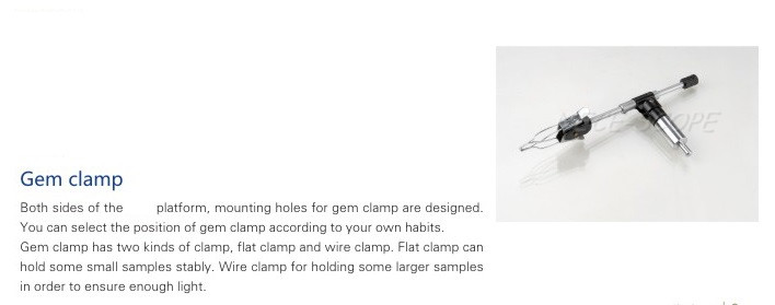 Digital Diamond Gem Stereo Microscope High Eyepoint WF15X / Φ16