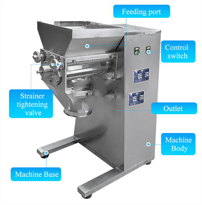 Pharmaceutical Swing Oscillating Machine Yk160 Lab Swing Sway Granulator 5mm 500kg / H