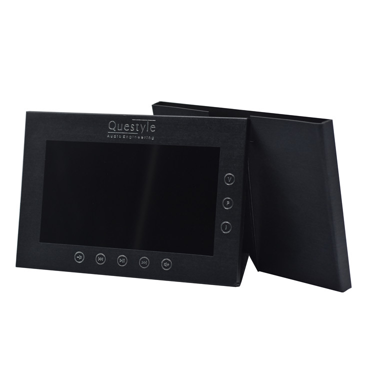 7 inch HD IPS screen LVD video shelf talker for retails video play in loop advertising