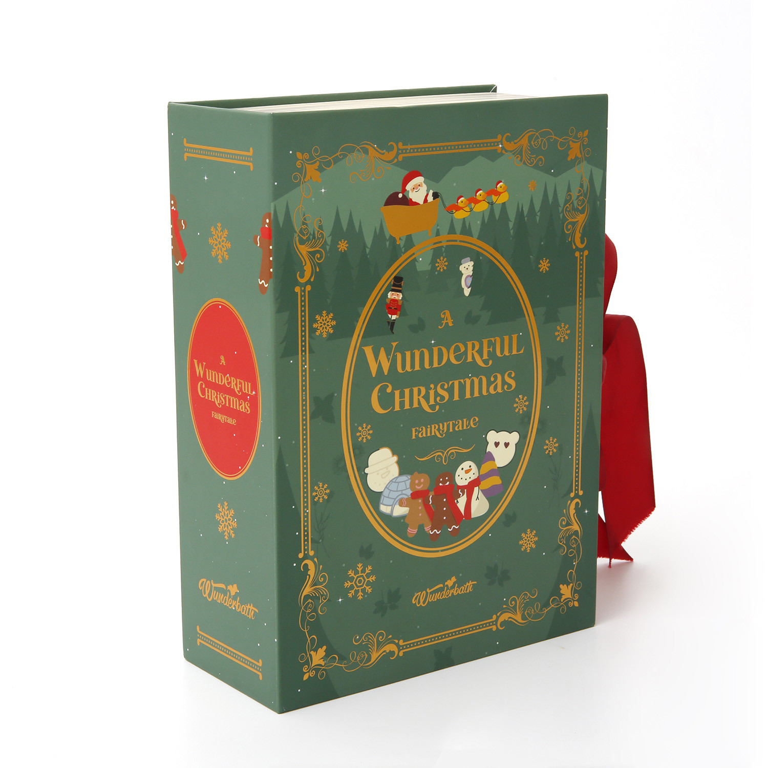Ribbon Magnetic Closure Luxury Gift Boxes Offset Printing