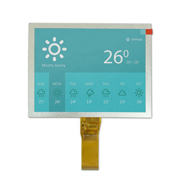 MIPI DSI Interface IPS 800*1280 8 Inch TFT Display
