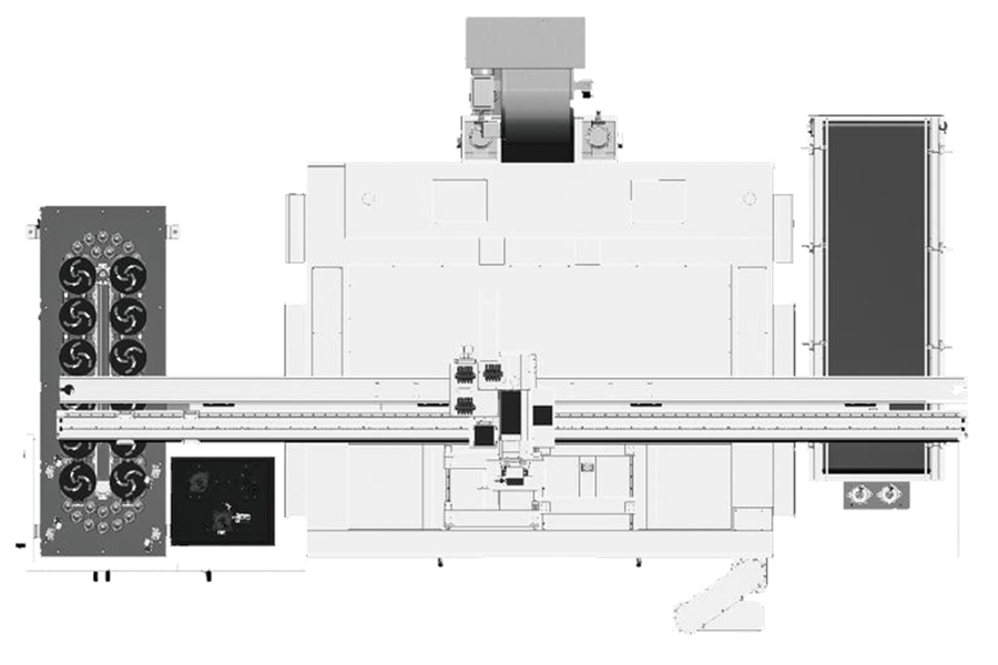 Opposite Dual Spindle CNC Turning Center