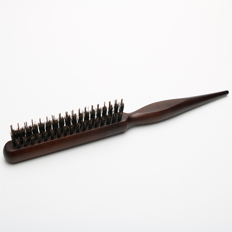 Customer Logo Wooden Teasing Back Salon Hair Brush Comb Hairdressing Styling Tools