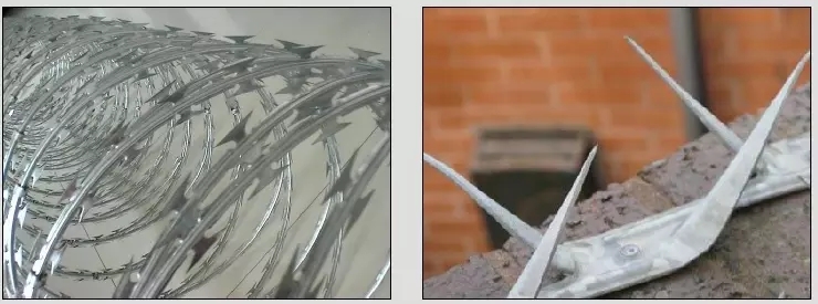 Clear View Fence Panels  top razor