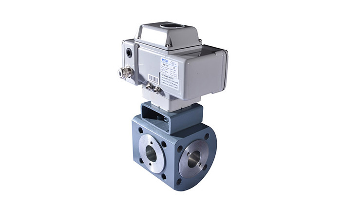 Stainless Steel Electric Actuated Ball Valve For Diverging Converging