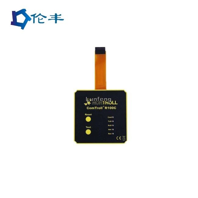 FPC Membrane Tactile Metal Dome Switch 3M 467 Adhesive LEDs Custom Tactile Keyboard