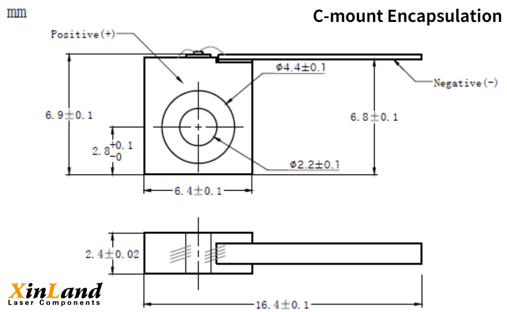 Multi Mode 1210nm-1330nm 1.5W IR Laser Diode FAC Optional For IR Laser Module