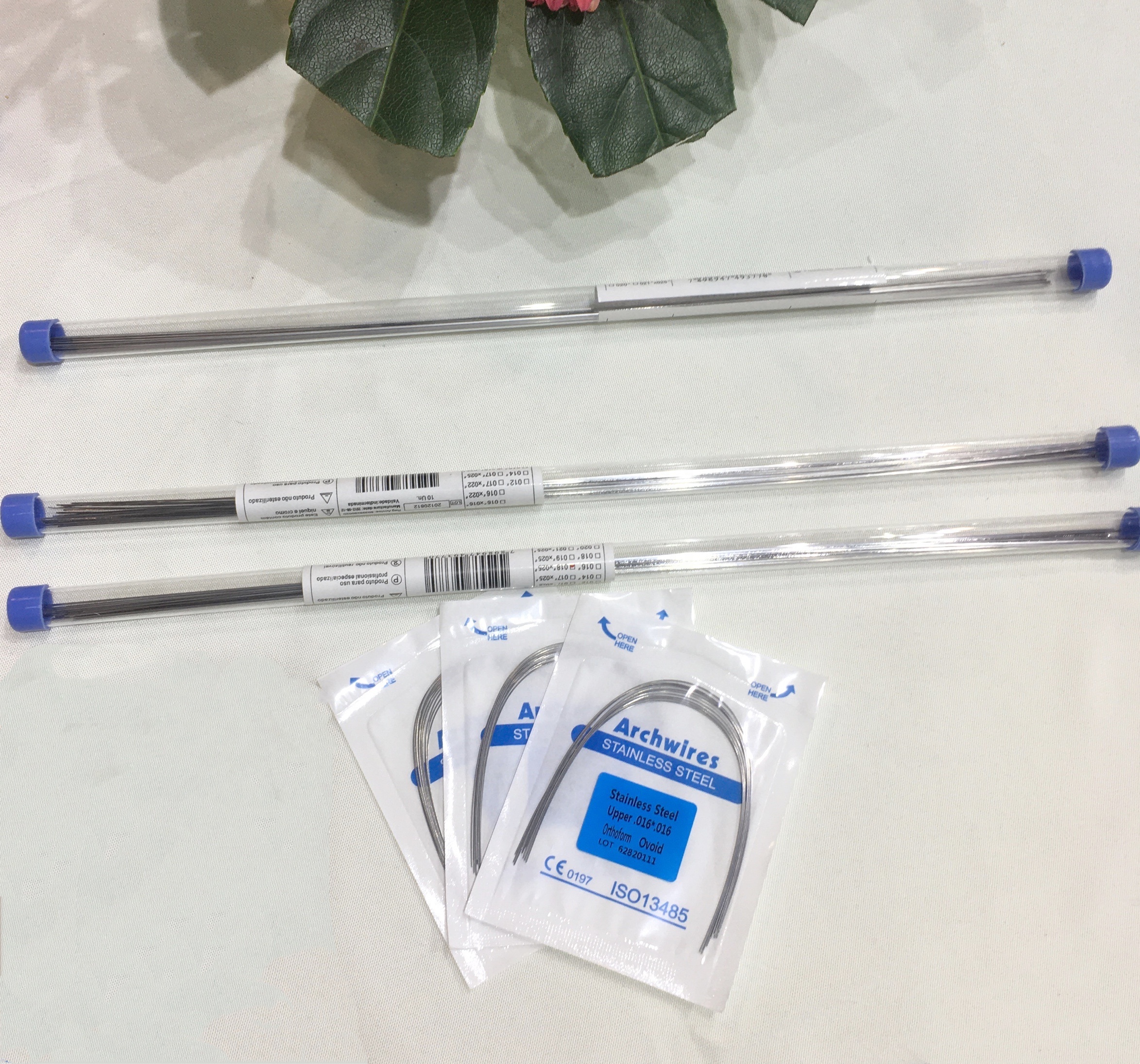 Orthodontic Stainless Steel Bull Braces Loop Wire For Teeth Alignment And Dental Retention