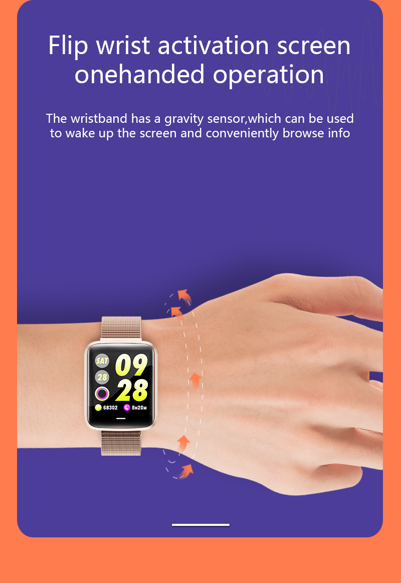 Odm Oem Smart Watch HL19 Android Health Fitness Sport BT5.0 Nfc Ic Id RFID 13.56MHz Strap