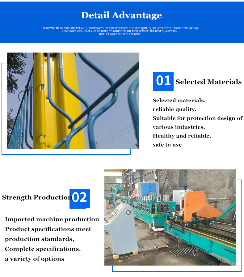 Prison Mesh 358 Electro Galvanized Powder Coated Mesh Fencing