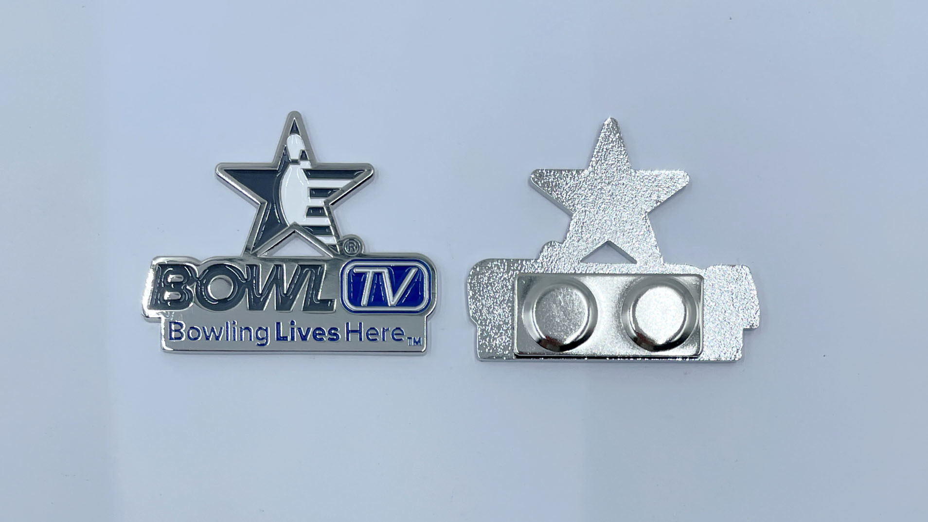 10 Grams Soft Enamel Bowling TV Badge Celebrate Your Passion for Bowling