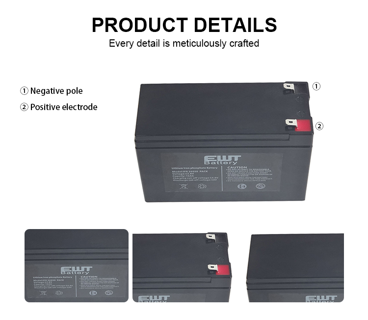 12.8v 10ah Lifepo4 Lithium Ion Iron Phosphate Battery Pack Size