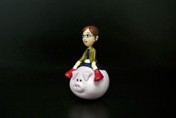Pinky Color Pig Plastic Toy Figures for Collection OEM / ODM acceptable