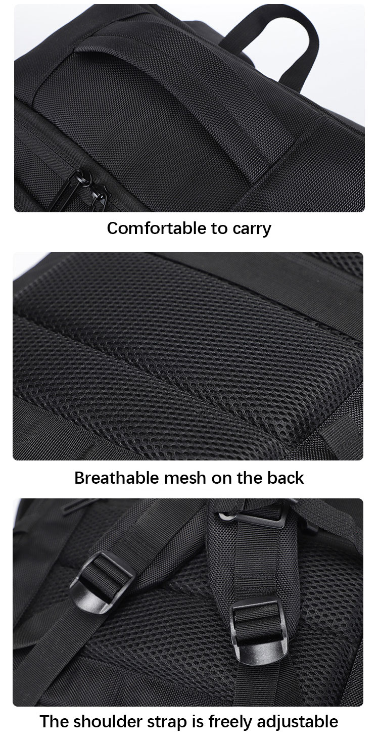 Custom Design Business Mens Laptop Bags USB Charging Backpack Big Capacity