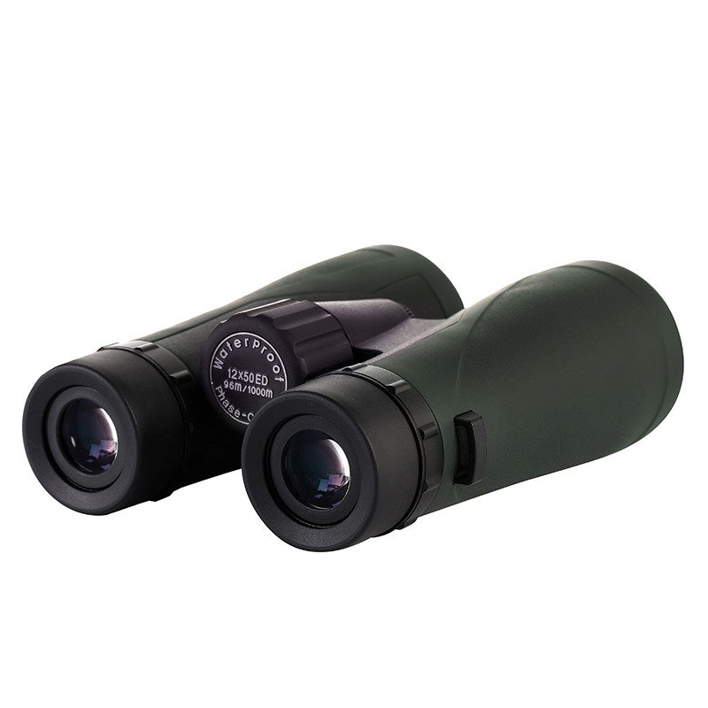 10x50 ED Glass Binoculars 12X50 High Power BAK4 Telescope For Hunting