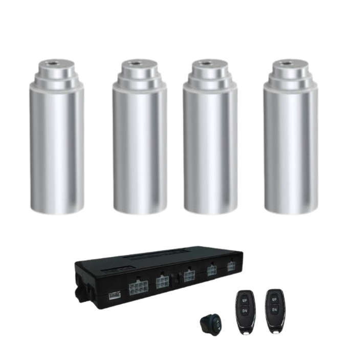 200~400mm Stroke 3 Stage Round Telescoplic Lifting Columns Dual Operation Control System