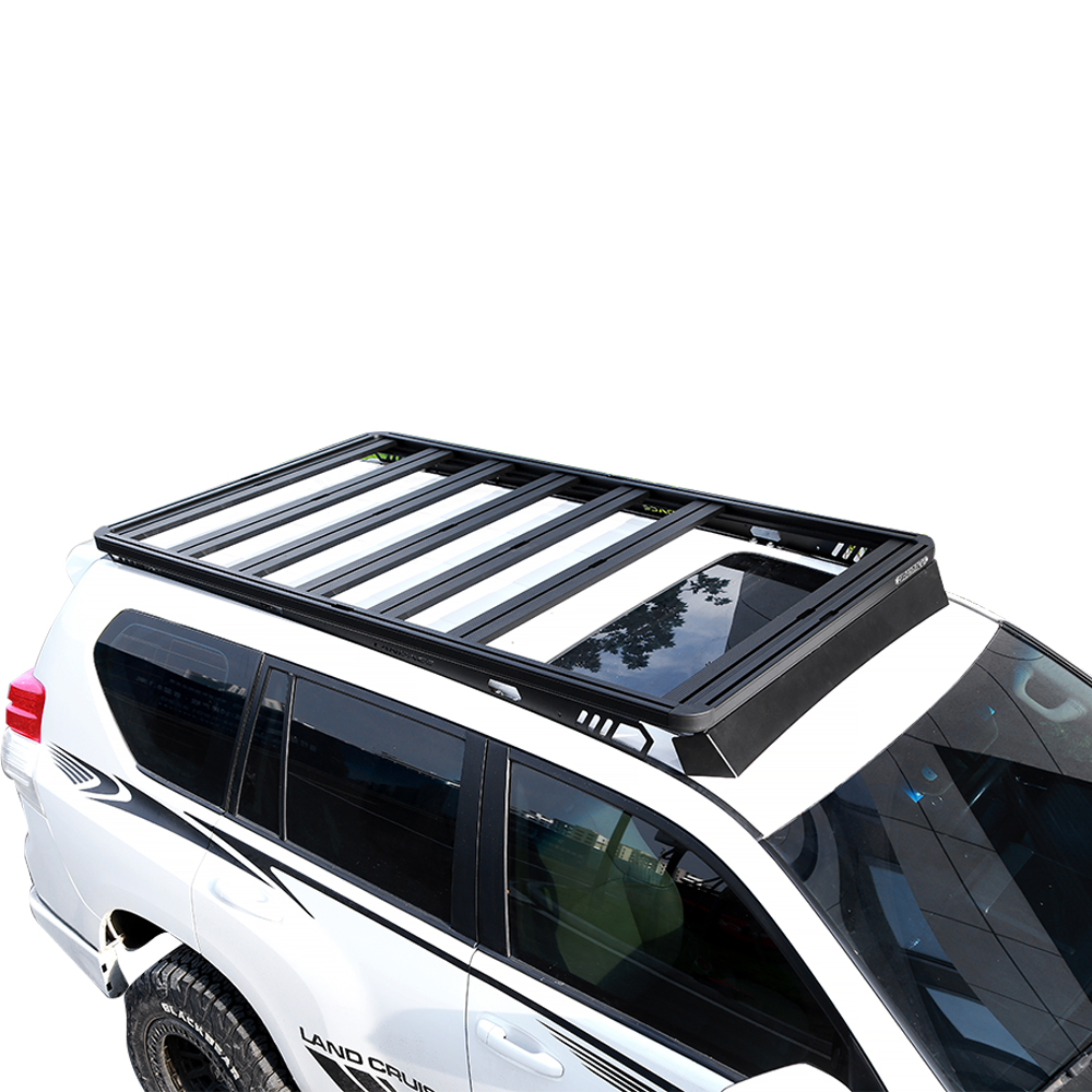 4X4 Roof Rack Aluminum Alloy Universal Car Roof Racks For Toyota Lc70 Laser Cutting