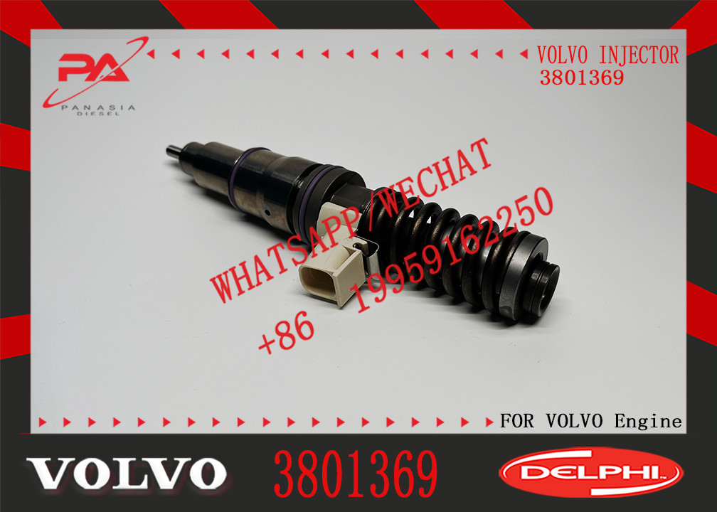 Common Rail 3801368 Fuel Injector 3801617 3801441 3803637 3801369 3801144 3829644 3803874 For VOLVO TAD 1151VE A30G A25G