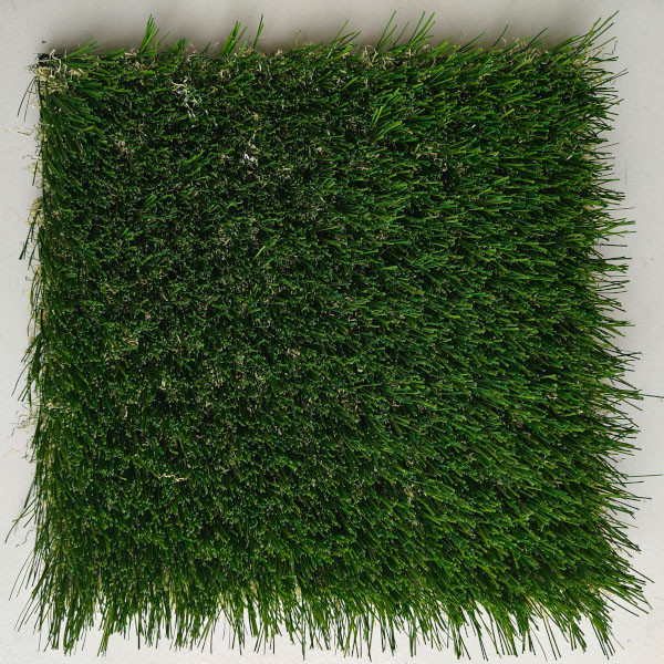 PU Adhensive Four Colors Mixing Durable Landscape Artificial Grass With 45mm Pile Height And Great UV Resistance