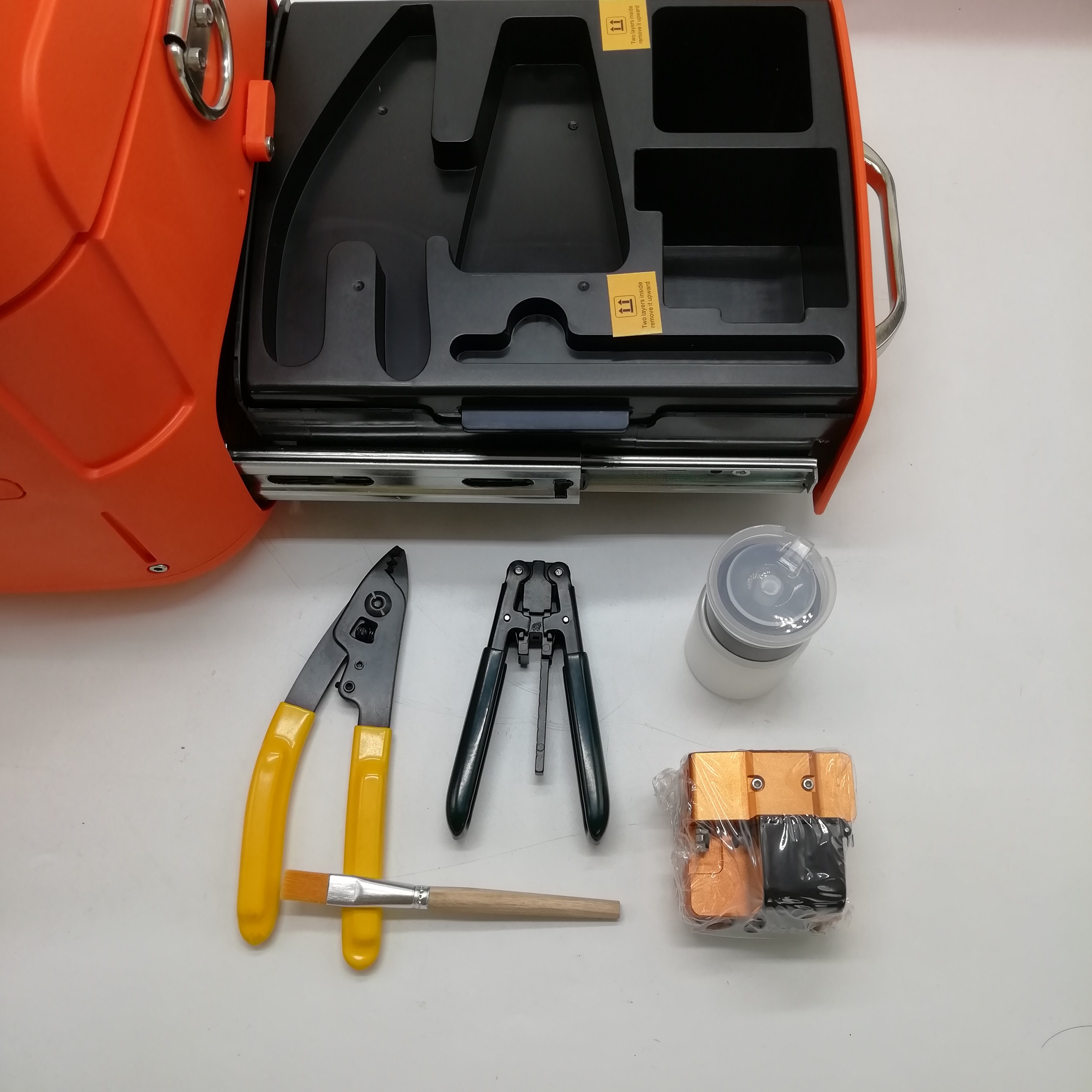FTTH Tool Fiber Machine 6 Motor Ai-9 Fusion Splicer 3mm Coating Layer